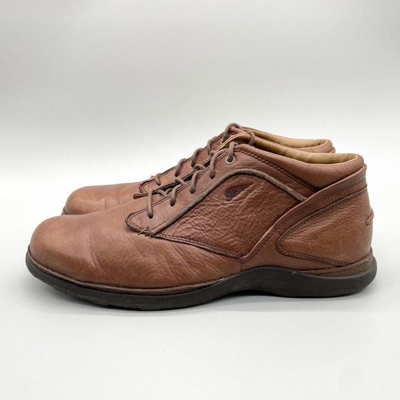 Red Wing Mens 12 B Brown Leather Lace Up Chukka Boots Work Shoes Casual Rugged